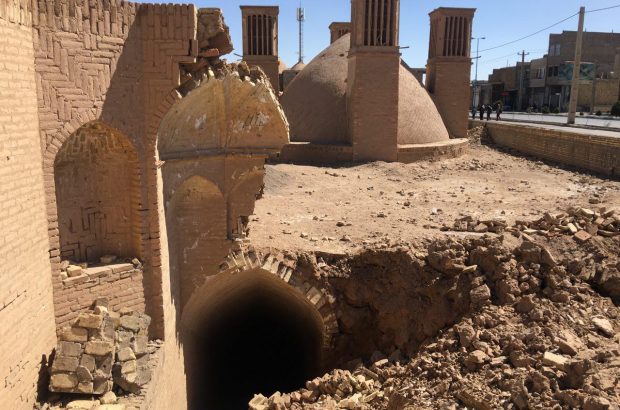 تخریب بنای تاریخی مشترک مسلمانان و زرتشتیان یزد