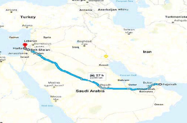 چشم حیفا به خلیج فارس