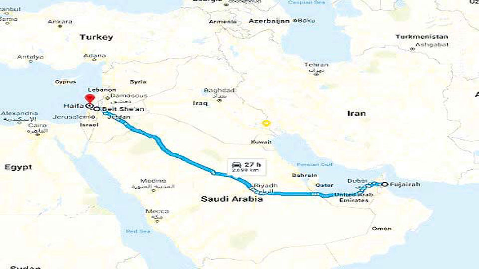 چشم حیفا به خلیج فارس چشم حیفا به خلیج فارس