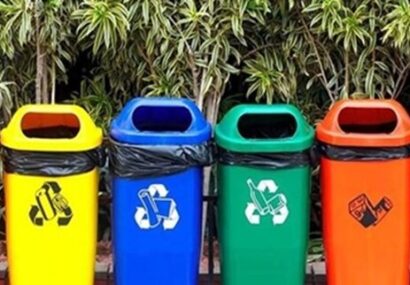 اهدای گلدان گل در قبال پسماند همزمان با هفته «خانه تکانی» در یزد