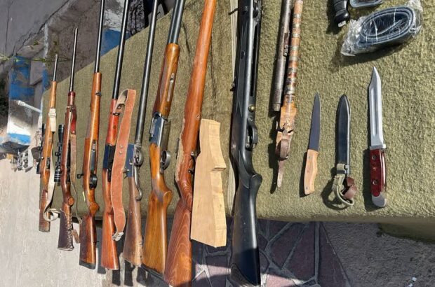 کشف یک کارگاه غیرمجاز تولید اسلحه و مهمات در تفت