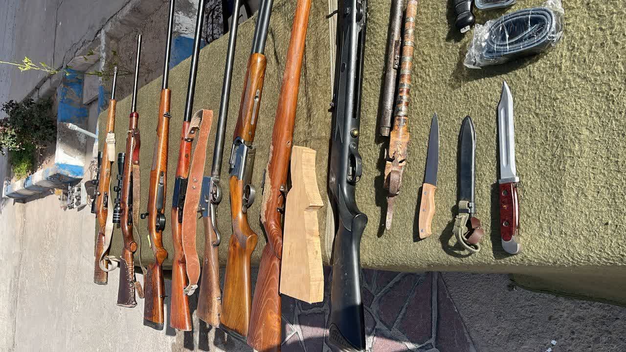 کشف یک کارگاه غیرمجاز تولید اسلحه و مهمات در تفت